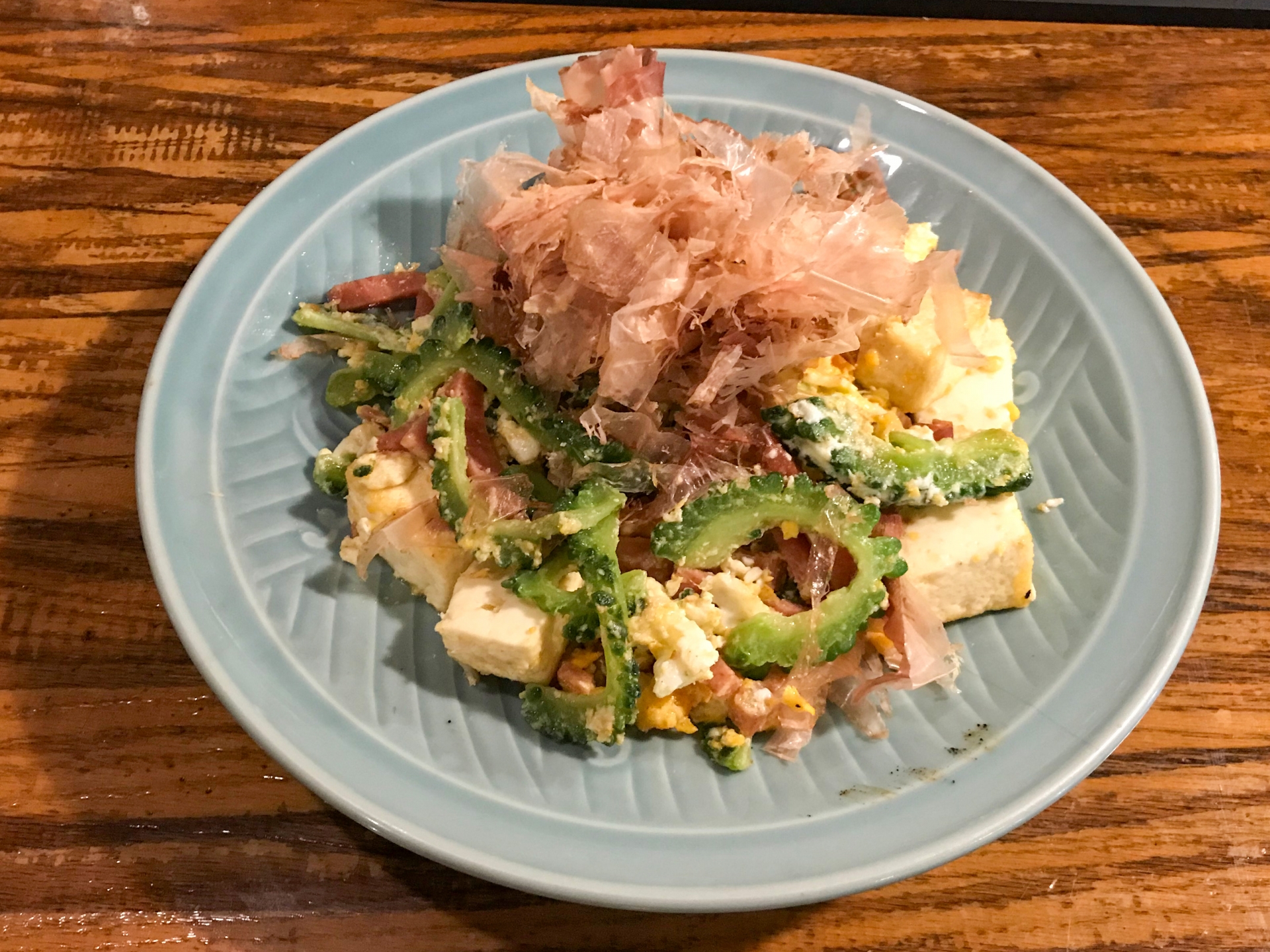 ゴーヤチャンプルー記事のアイキャッチ画像